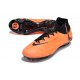 Cheap Nike Phantom Luna Elite NU FG Black Orange High Soccer Shoes Sale