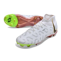 Nike Phantom Luna Elite NU FG Brown White Black High Soccer Shoes