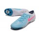 Cheap Nike Phantom Luna Elite NU FG Grey Ltblue Pink Low Soccer Shoes Sale