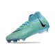 Cheap Nike Phantom Luna Elite NU FG Ltblue Black High Soccer Shoes Sale