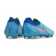 Cheap Nike Phantom Luna Elite NU FG Ltblue Blue Pink Low Soccer Shoes Sale