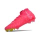 Cheap Nike Phantom Luna Elite NU FG Peach Yellow White High Top Soccer Shoes Sale