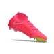 Cheap Nike Phantom Luna Elite NU FG Peach Yellow White High Top Soccer Shoes Sale