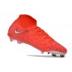 Cheap Nike Phantom Luna Elite NU FG Red Black White High Soccer Shoes Sale