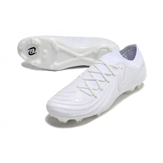 Cheap Nike Phantom Luna Elite NU FG White Beige Low Soccer Shoes Sale