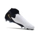 Cheap Nike Phantom Luna Elite NU FG White Black Gold High Soccer Shoes Sale