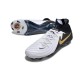 Cheap Nike Phantom Luna Elite NU FG White Black Gold High Soccer Shoes Sale