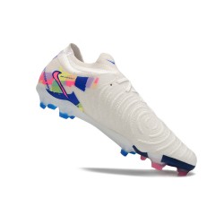 Nike Phantom Luna Elite NU FG White Blue Pink Low Soccer Shoes