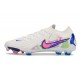 Cheap Nike Phantom Luna Elite NU FG White Blue Pink Low Soccer Shoes Sale