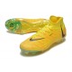 Cheap Nike Phantom Luna Elite NU FG Yellow Black High Soccer Shoes Sale