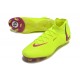 Cheap Nike Phantom Luna Elite NU FG Yellow Brown High Soccer Shoes Sale