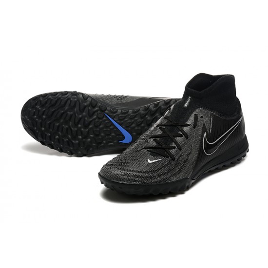 Cheap Nike Phantom Luna Elite TF High Top Black Soccer Shoes Sale