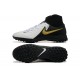 Cheap Nike Phantom Luna Elite TF High Top Black White Gold Soccer Shoes Sale