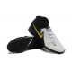 Cheap Nike Phantom Luna Elite TF High Top Black White Gold Soccer Shoes Sale