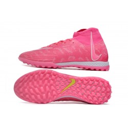 Nike Phantom Luna Elite TF High Top Peach Soccer Shoes