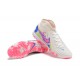 Cheap Nike Phantom Luna Elite TF High Top Pink White Blue Soccer Shoes Sale