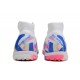 Cheap Nike Phantom Luna Elite TF High Top Soccer Shoes White Blue Pink Sale