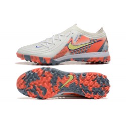 Nike Phantom Luna Elite TF Low Orange White Yellow Soccer Shoes 