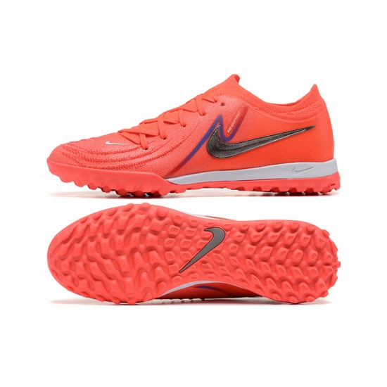 Cheap Nike Phantom Luna Elite TF Low Pink Grey Soccer Shoes Sale