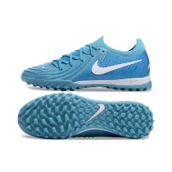 Nike Phantom Luna Elite TF Low Soccer Shoes Ltblue White