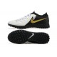 Cheap Nike Phantom Luna Elite TF Low White Black Gold Soccer Shoes Sale