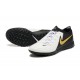 Cheap Nike Phantom Luna Elite TF Low White Black Gold Soccer Shoes Sale