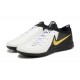 Cheap Nike Phantom Luna Elite TF Low White Black Gold Soccer Shoes Sale