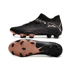 Puma Future 7 Ultimate FG-AG Black Brown Low Soccer Shoes