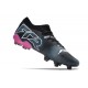 Cheap Puma Future 7 Ultimate FG-AG Black Pink White Low Soccer Shoes Sale