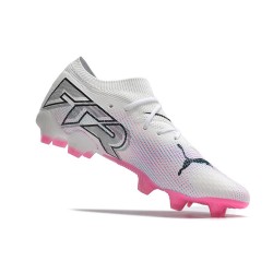 Puma Future 7 Ultimate FG-AG Pink White Black Low Soccer Shoes