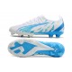 Cheap Puma Ultra Ultimate FG White Blue Low Soccer Shoes Sale