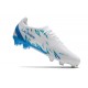 Cheap Puma Ultra Ultimate FG White Blue Low Soccer Shoes Sale