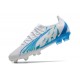 Cheap Puma Ultra Ultimate FG White Blue Low Soccer Shoes Sale